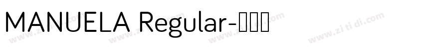 MANUELA Regular字体转换